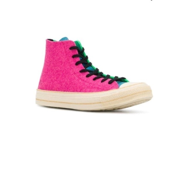 Converse x JW Anderson Chuck 70 Hi Felt Women’s Sz 6 Streetwear Unique Punk Y2K - Picture 2 of 16